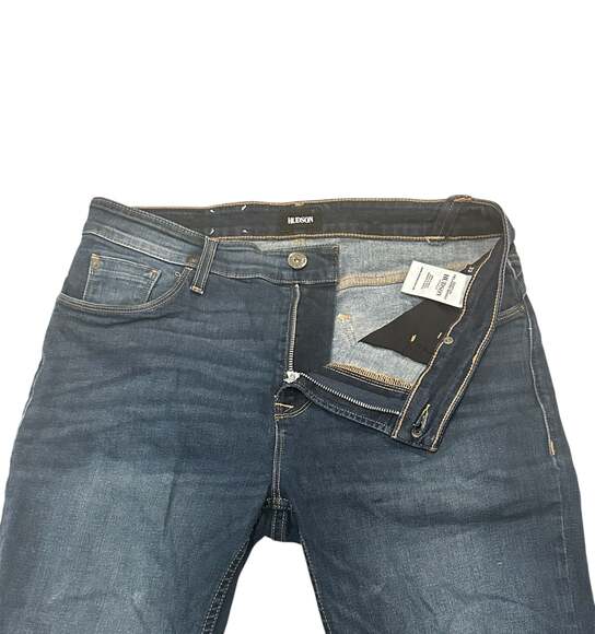 Hudson Jeans Dark Wash Faded Slim Fit Denim Men's Size 33 - Picture 3 of 6